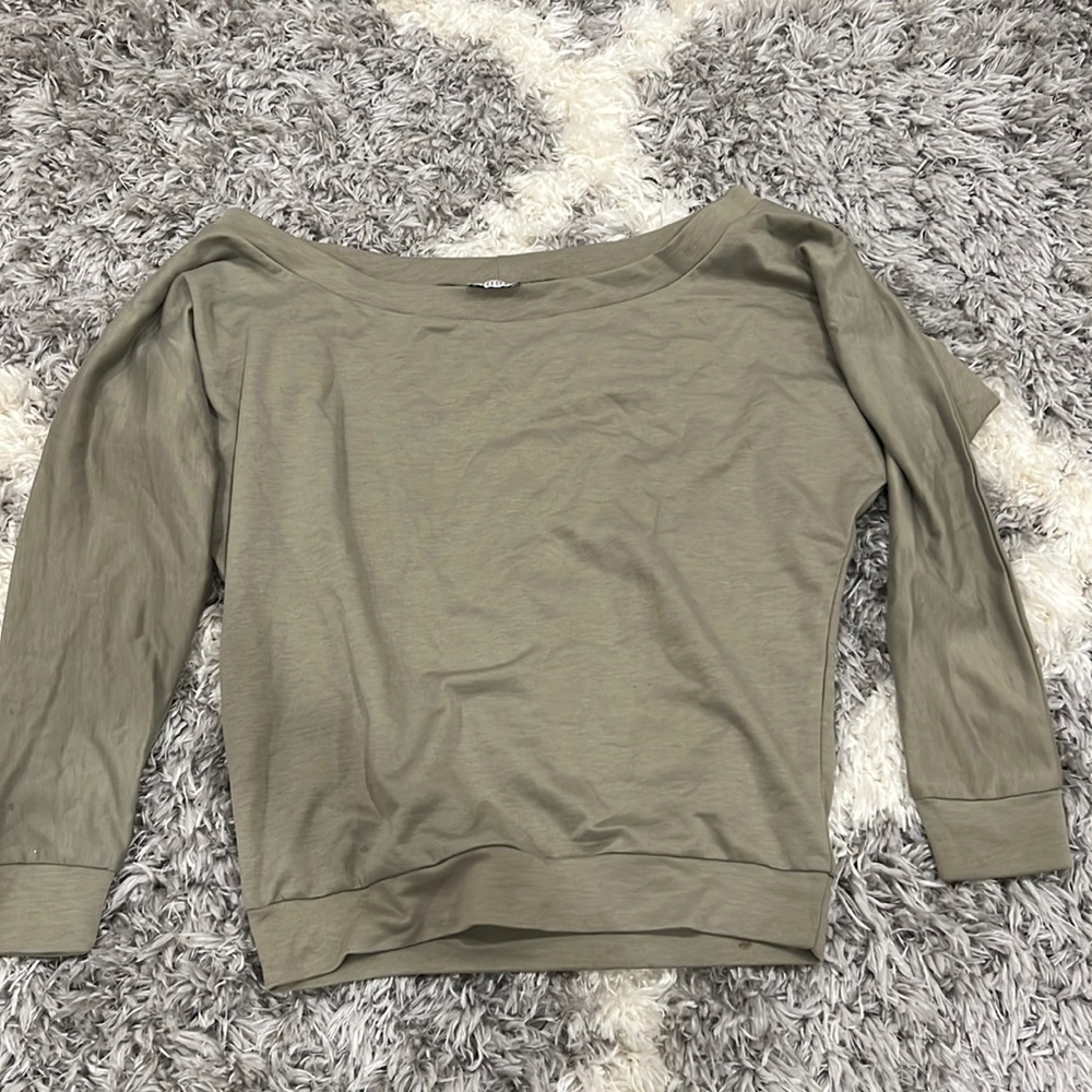 Green long sleeve tunic